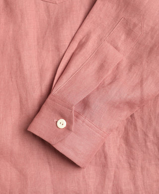 Sleeve Detail of Lot 220A Linen Long Sleeve Shirt