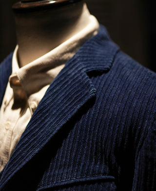 1920년대 프렌치 인디고 코듀로이 수트 재킷