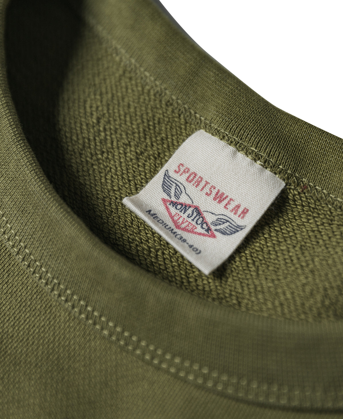 Flying Tigers Military Print Sweatshirt - Olive