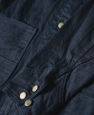 1950년대 14.5온스 슬러브 데님 초어 재킷