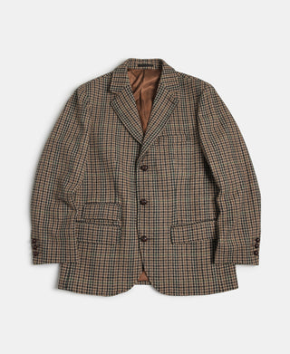 Hahnentritt-Tweed-Blazer aus den 1950er Jahren