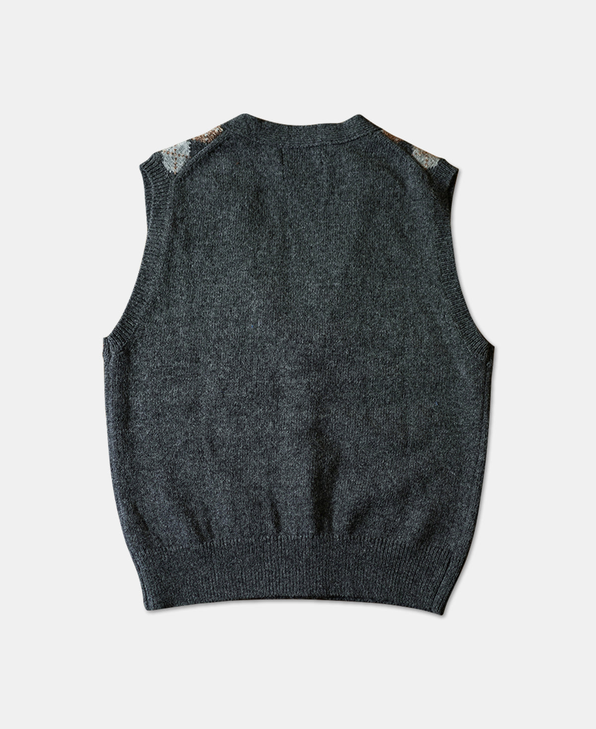 Shetland Wool Argyle Sweater Vest