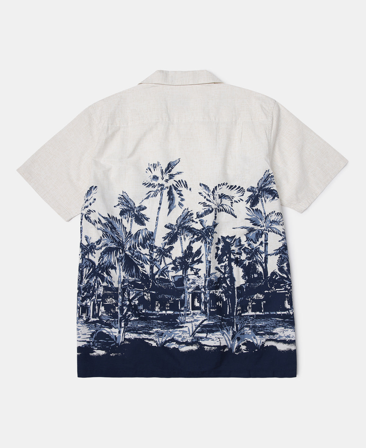 Coconut Palm Printed Aloha Shirt