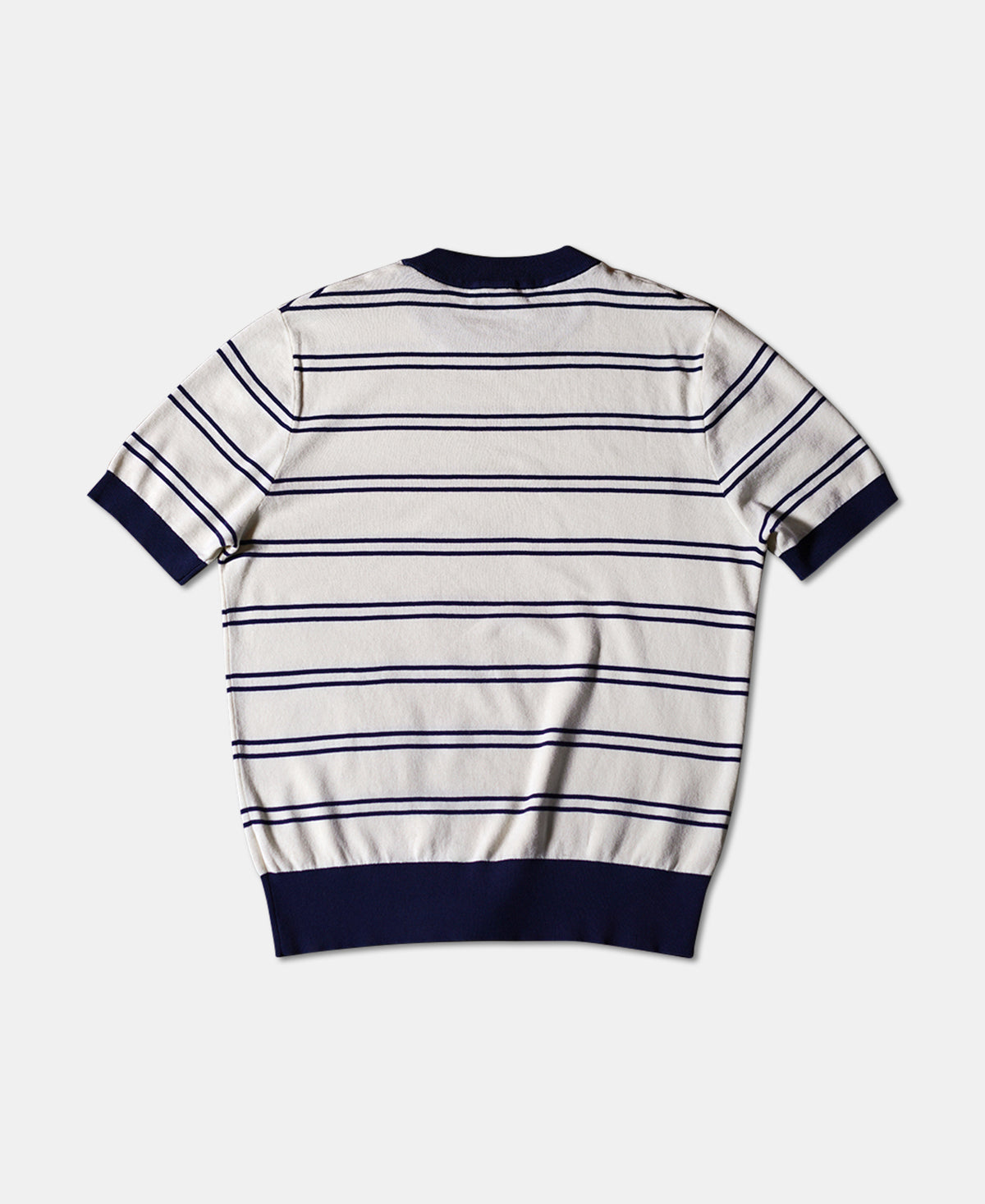 Crew Neck Stripe Breton Shirt