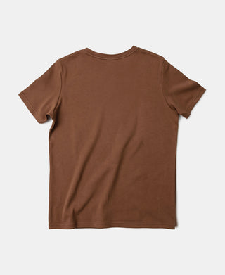 Slim Fit Crew Neck T-Shirt - Rust Red
