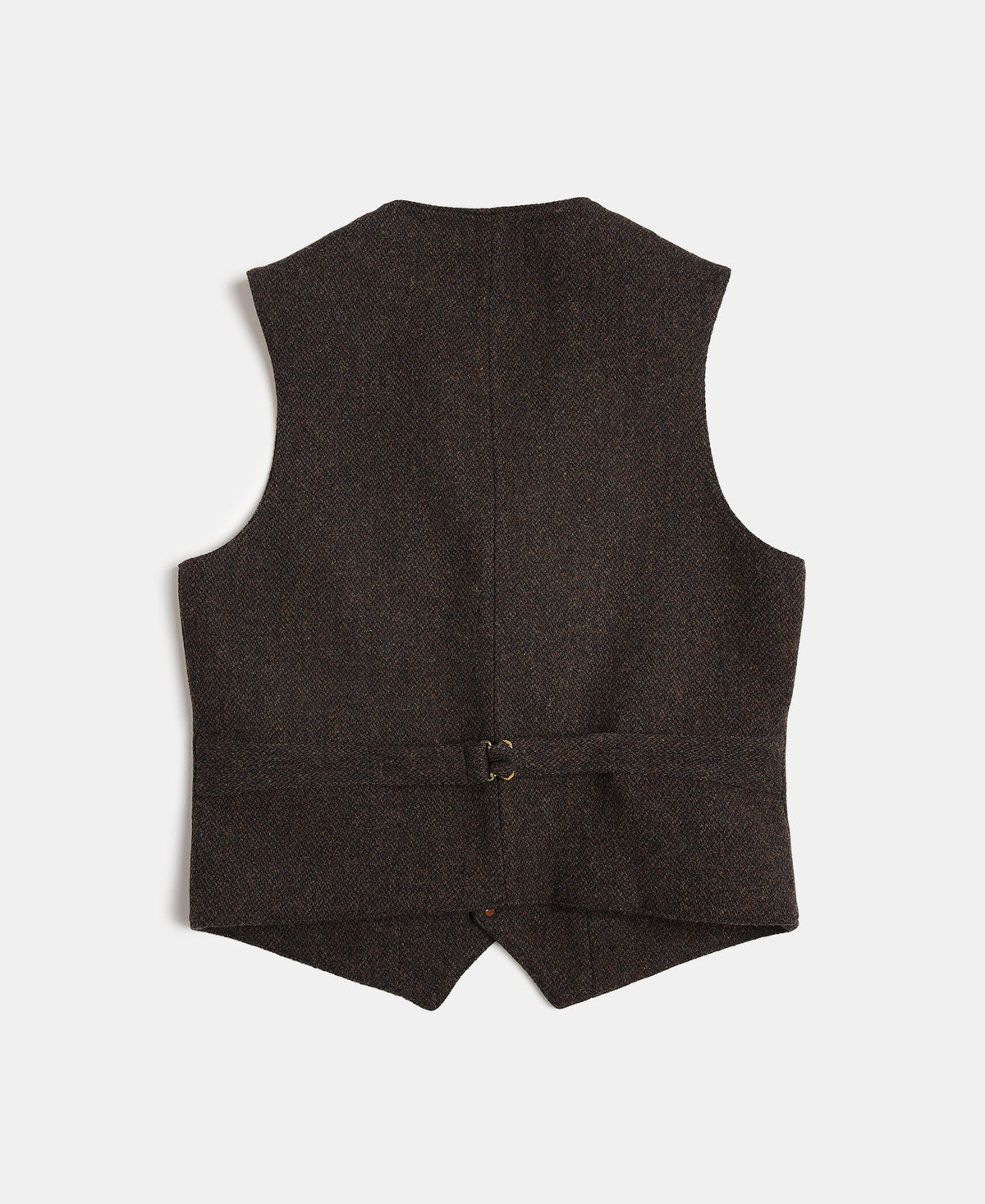 Chocolate Brown Tweed Hunting Vest