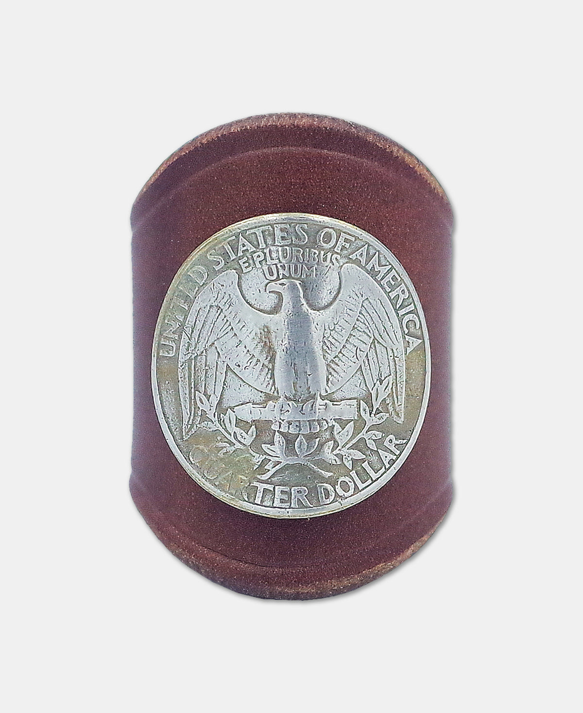 Eagle Coin Leather Bandana Slide