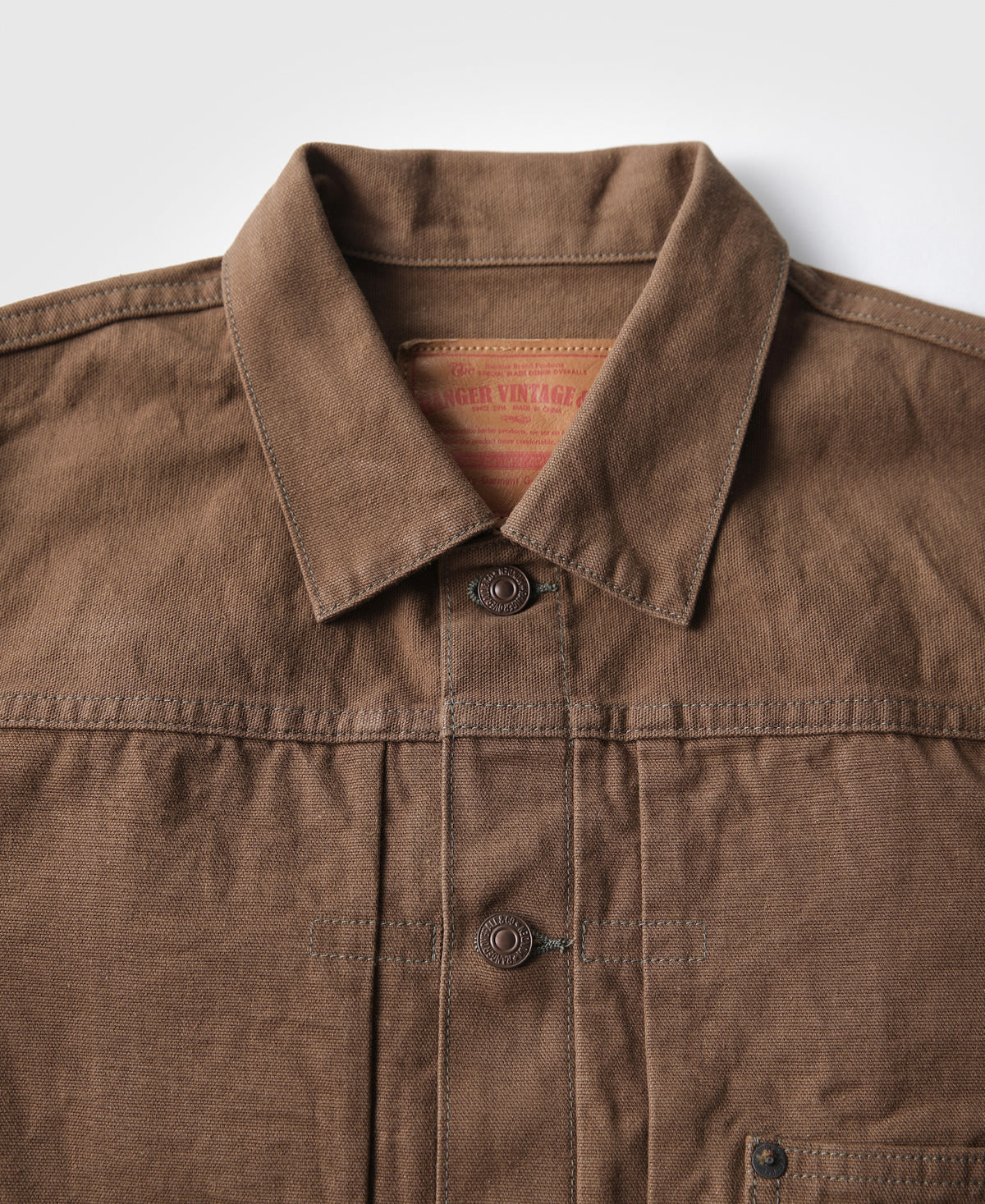 Brown Canvas Type I Jacket