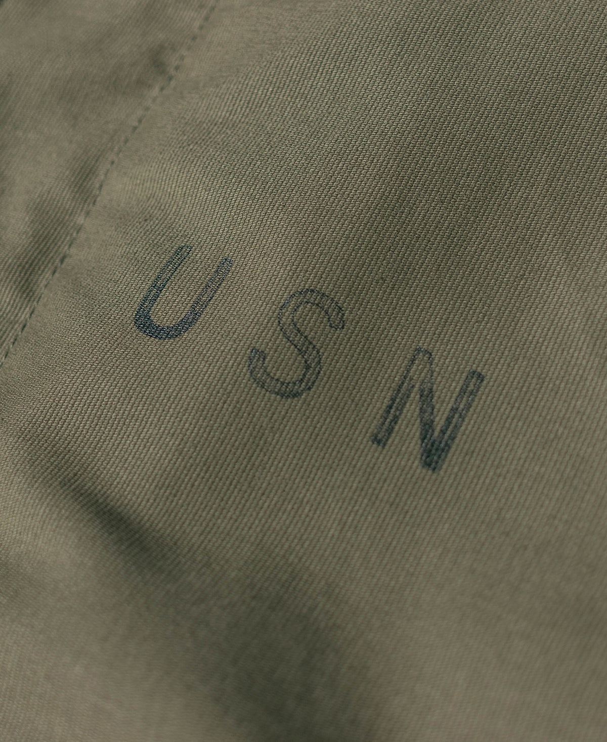 1940s USN 3rd Type N-1 Woolen Deck Jacket - Olive Stencil