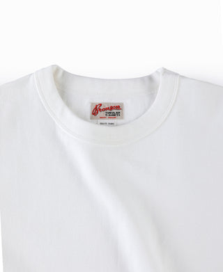 Loopwheel Tubular Athletic T-Shirt – Weiß
