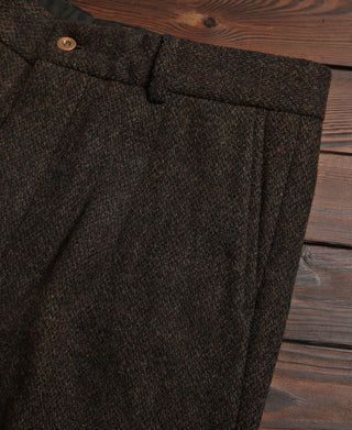 1920s Chocolate Brown Tweed Trousers