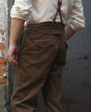 1920s 12 oz Corduroy Farmer Work Trousers