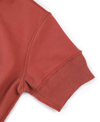 Vintage Short Sleeve Henley T-Shirt - Red